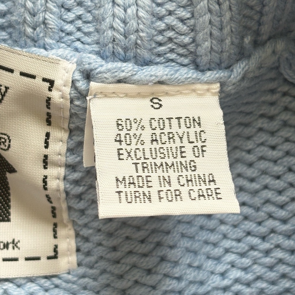 Vintage Storybook Knit Sweater Cardigan Size S Embroidered “Northern Lights” - Picture 7 of 10